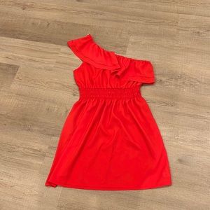 Forever21 Fuchsia One-Shoulder Dress. Perfect For Teen. Size Medium.